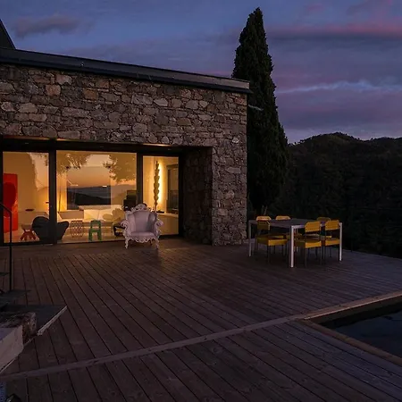 Casa Rufo Ligurian With Infinity Pool Willa Castiglione Chiavarese